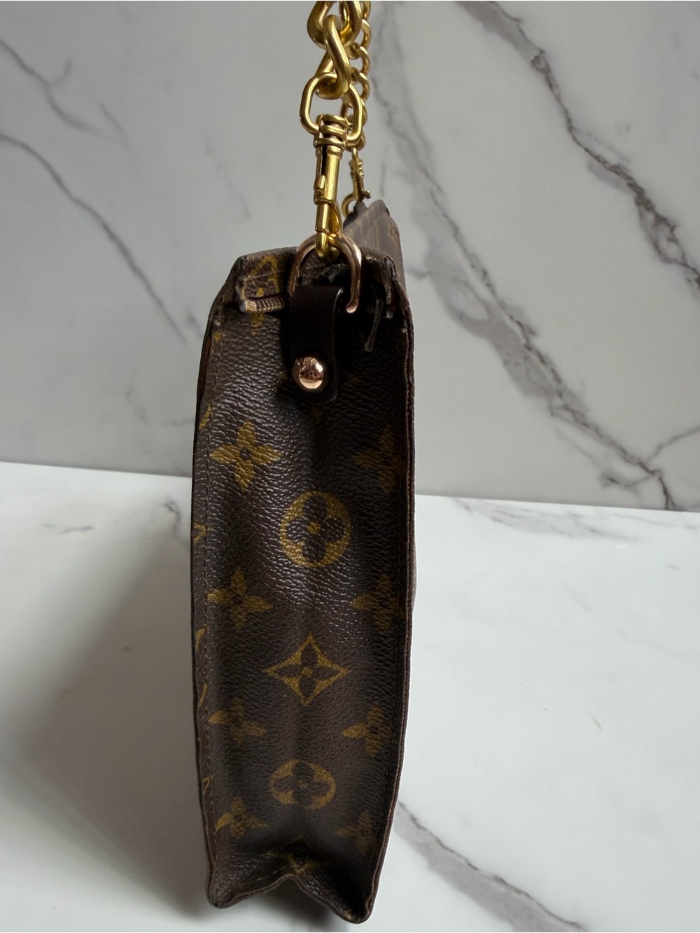Sold! Louis Vuitton Monogram Toilette 26 Clutch ❤️ as Crossbody - Picture 9 of 12